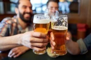 a group of people engages in moderate drinking